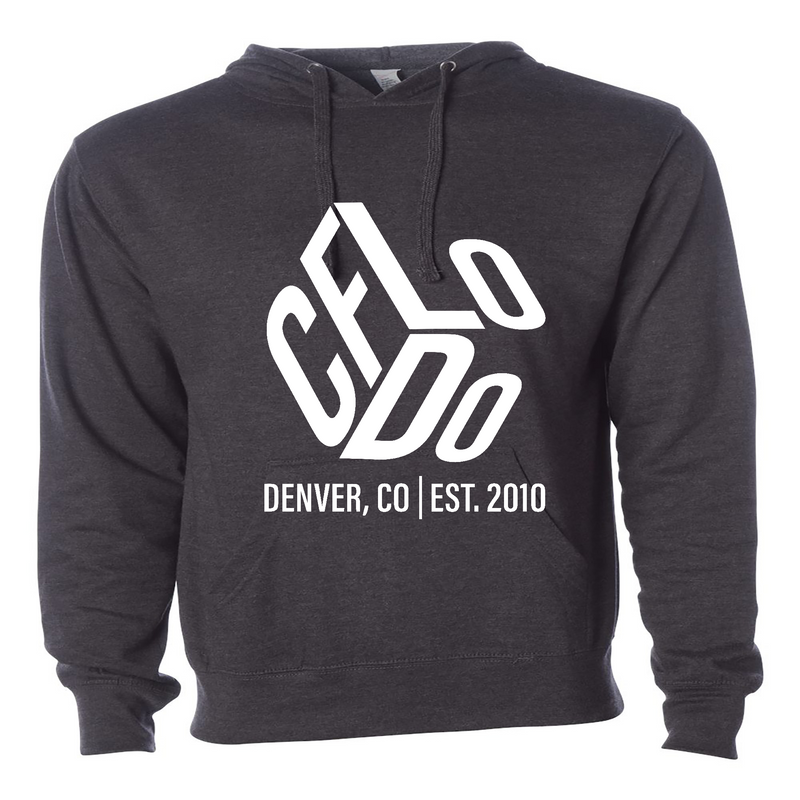 Mens 2X-Large CHARCOAL_HEATHER Hoodie