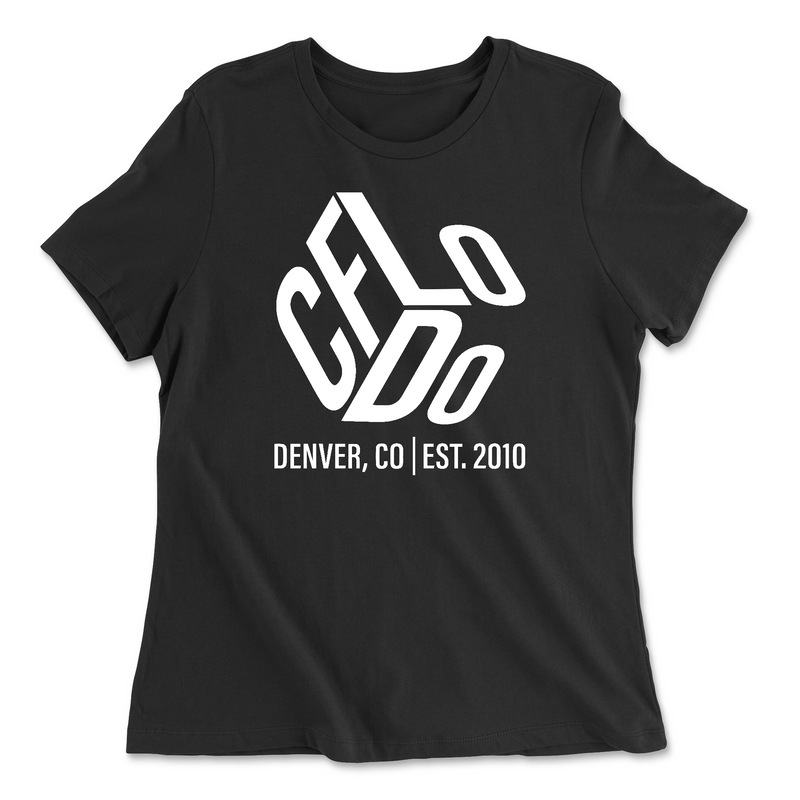 Womens 2X-Large BLACK Relaxed Jersey T-Shirt