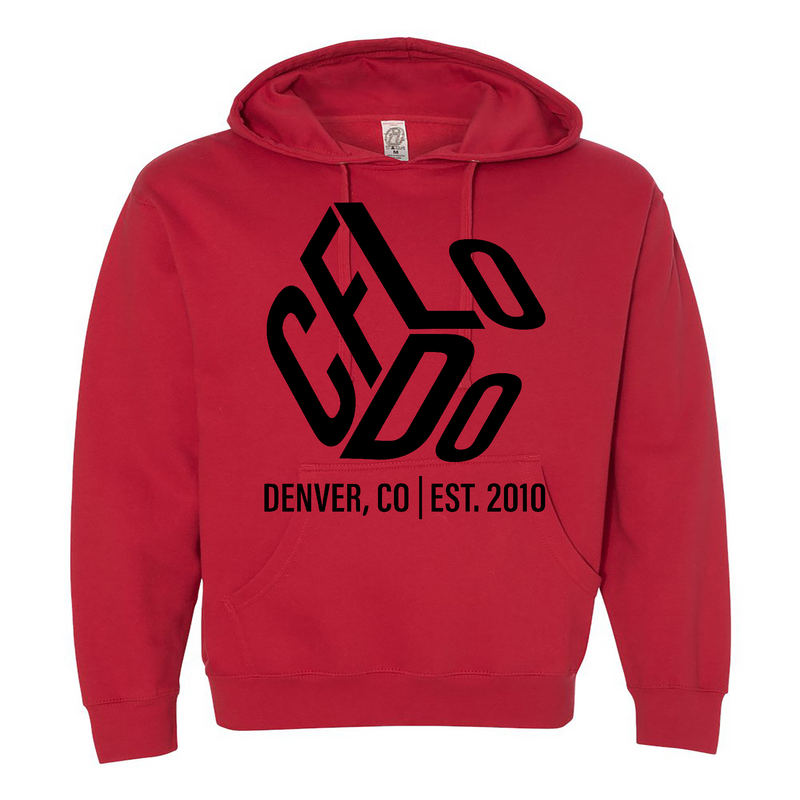 Mens 2X-Large RED Hoodie