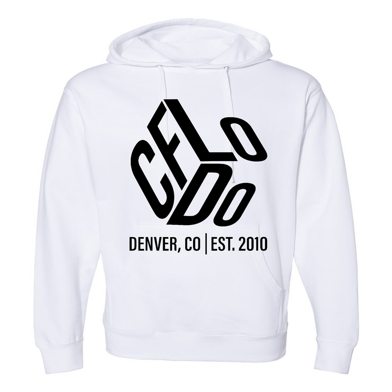 Mens 2X-Large WHITE Hoodie
