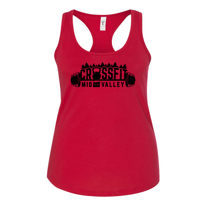 Womens 2X-Large RED Tank Top
