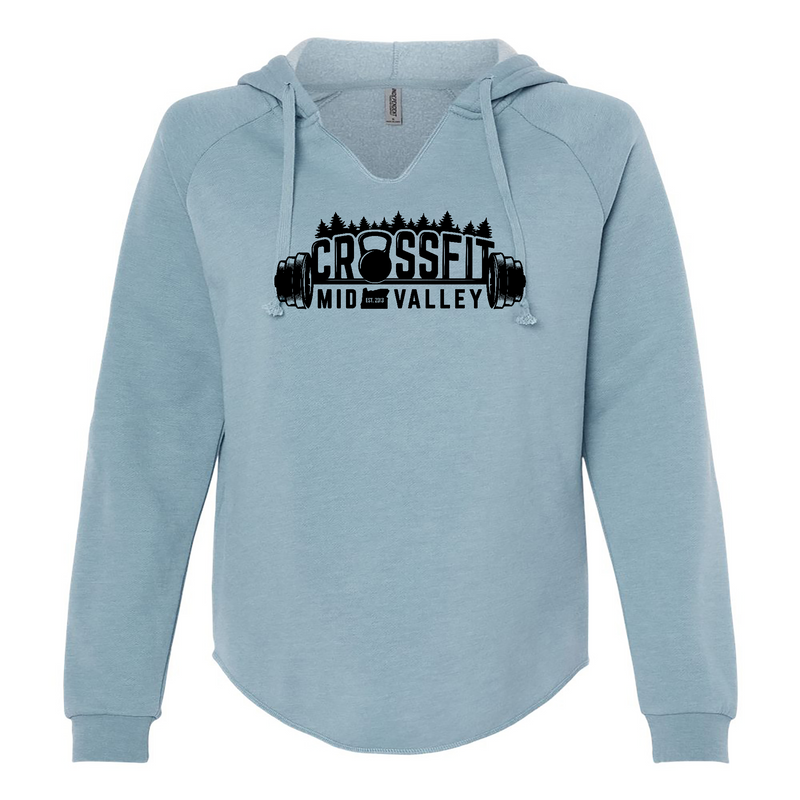 Womens 2X-Large MISTY_BLUE Hoodie