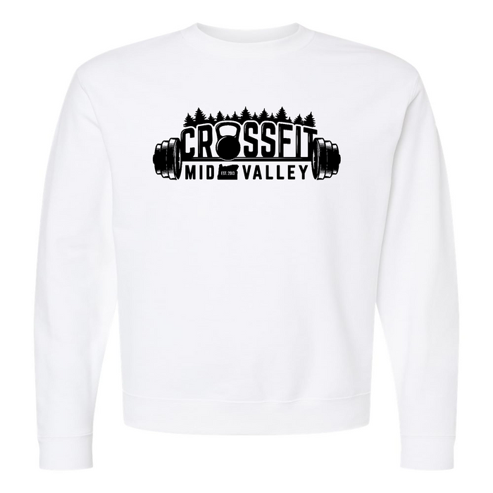 Mens 2X-Large WHITE Midweight Sweatshirt