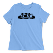 Womens 2X-Large CAROLINA_BLUE Relaxed Jersey T-Shirt
