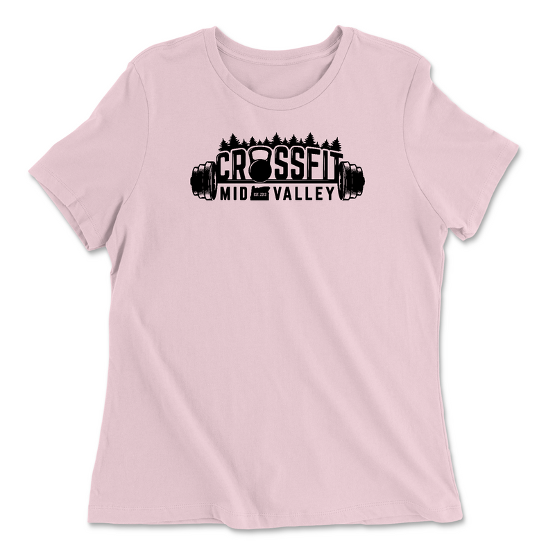 Womens 2X-Large PINK Relaxed Jersey T-Shirt