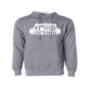 Mens 2X-Large GUNMETAL_HEATHER Hoodie