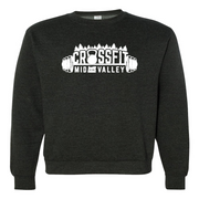 Mens 2X-Large CHARCOAL_HEATHER Midweight Sweatshirt