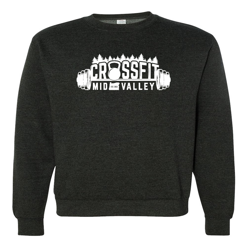 Mens 2X-Large CHARCOAL_HEATHER Midweight Sweatshirt