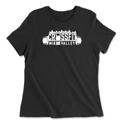 Womens 2X-Large BLACK Relaxed Jersey T-Shirt