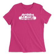 Womens 2X-Large BERRY Relaxed Jersey T-Shirt