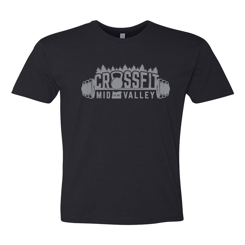 Mens 2X-Large BLACK T-Shirt