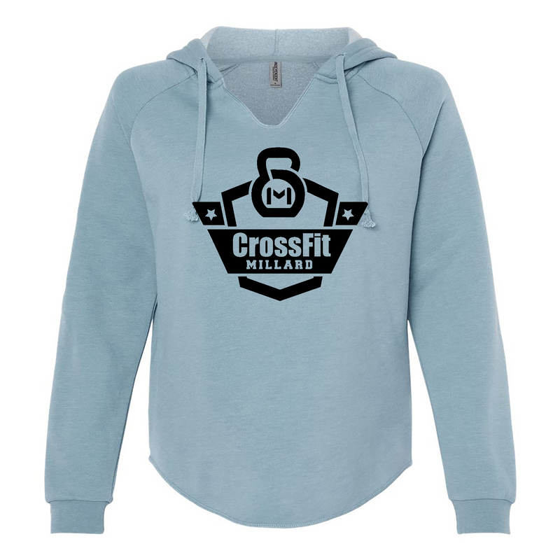 Womens 2X-Large MISTY_BLUE Hoodie
