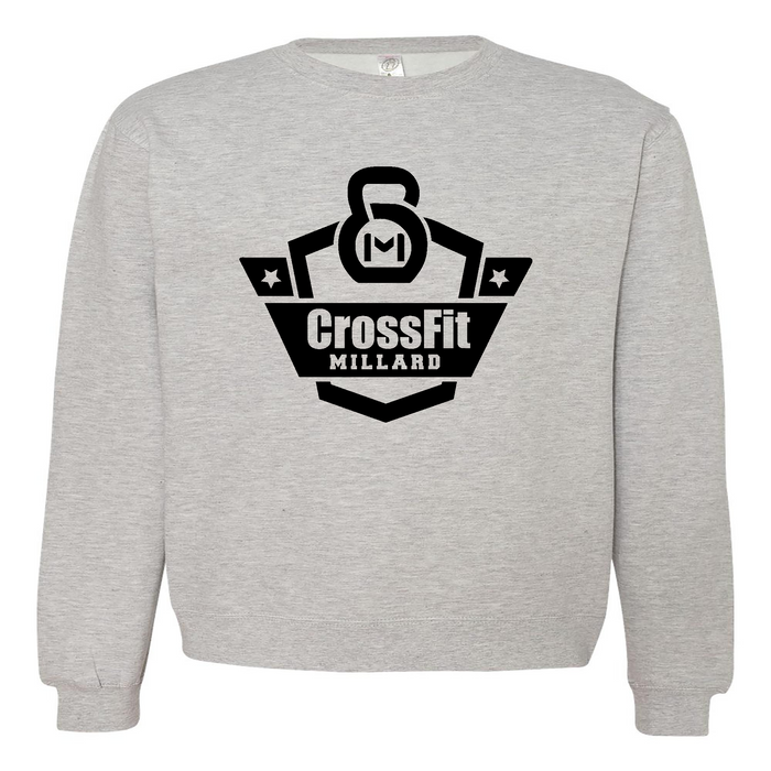 Mens 2X-Large GREY_HEATHER Midweight Sweatshirt