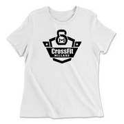 Womens 2X-Large WHITE Relaxed Jersey T-Shirt