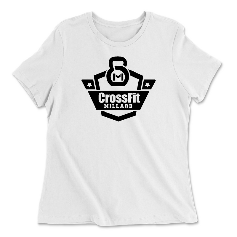 Womens 2X-Large WHITE Relaxed Jersey T-Shirt