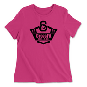 Womens 2X-Large BERRY Relaxed Jersey T-Shirt