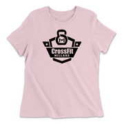 Womens 2X-Large PINK Relaxed Jersey T-Shirt