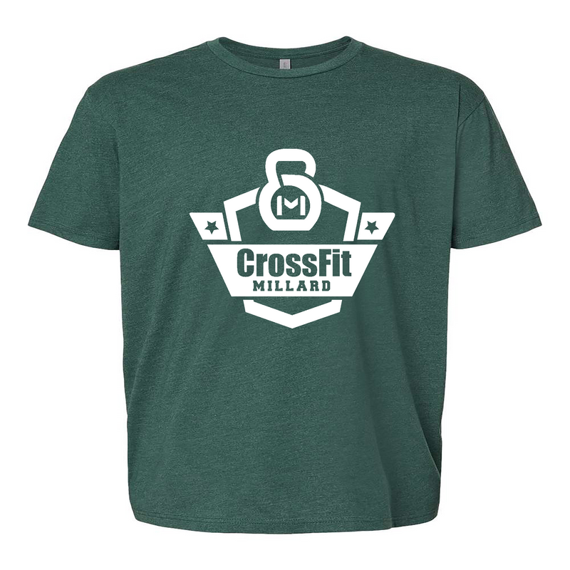 Mens 2X-Large HEATHER_FOREST_GREEN T-Shirt