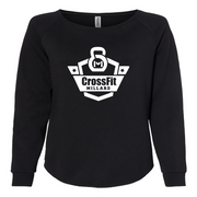 Womens 2X-Large BLACK CrewNeck