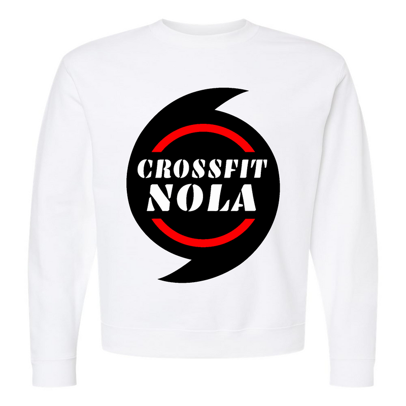 Mens 2X-Large WHITE Midweight Sweatshirt