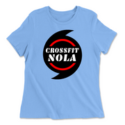 Womens 2X-Large CAROLINA_BLUE Relaxed Jersey T-Shirt