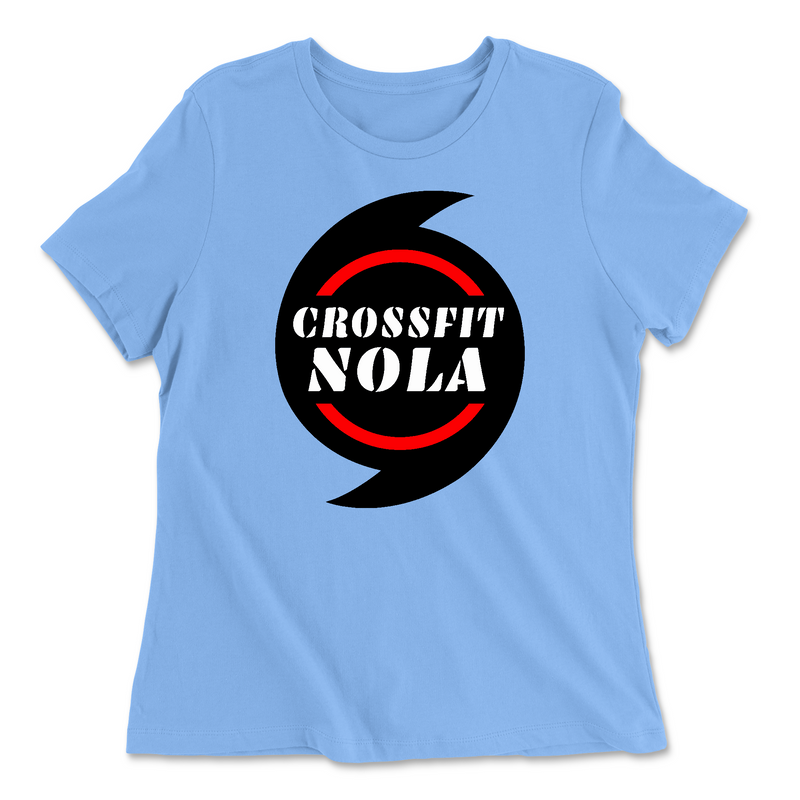 Womens 2X-Large CAROLINA_BLUE Relaxed Jersey T-Shirt