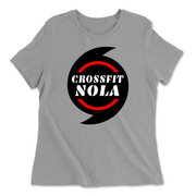 Womens 2X-Large SOLID_ATHLETIC_GREY Relaxed Jersey T-Shirt