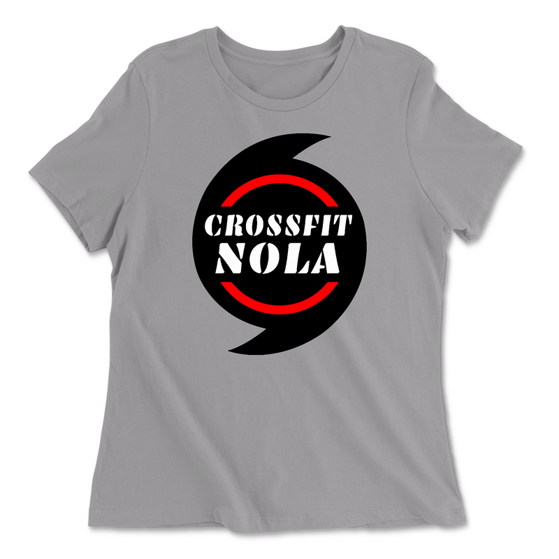Womens 2X-Large SOLID_ATHLETIC_GREY Relaxed Jersey T-Shirt