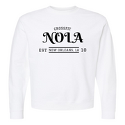 Mens 2X-Large WHITE Midweight Sweatshirt