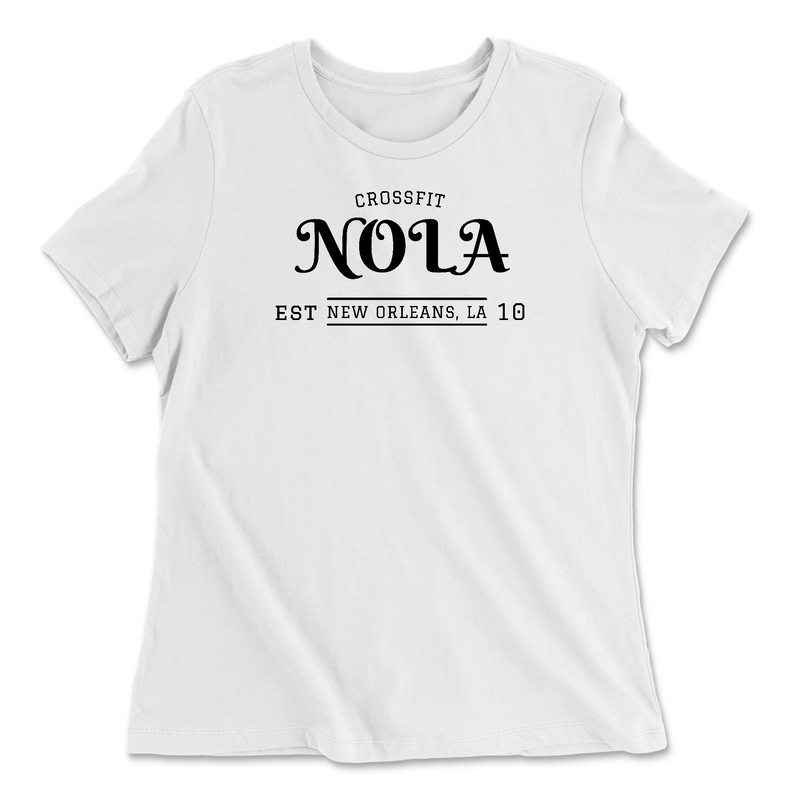 Womens 2X-Large WHITE Relaxed Jersey T-Shirt