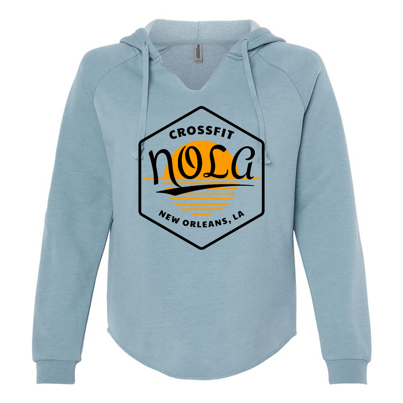 Womens 2X-Large MISTY_BLUE Hoodie