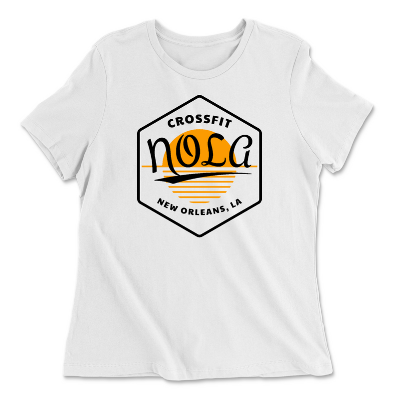 Womens 2X-Large WHITE Relaxed Jersey T-Shirt