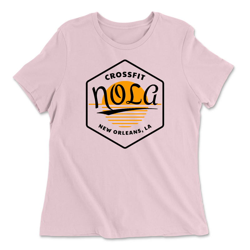 Womens 2X-Large PINK Relaxed Jersey T-Shirt