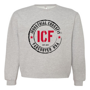 Mens 2X-Large GREY_HEATHER Midweight Sweatshirt