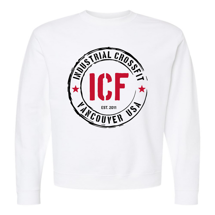 Mens 2X-Large WHITE Midweight Sweatshirt