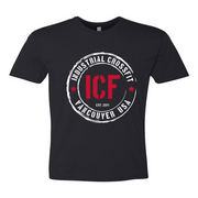 Mens 2X-Large BLACK T-Shirt