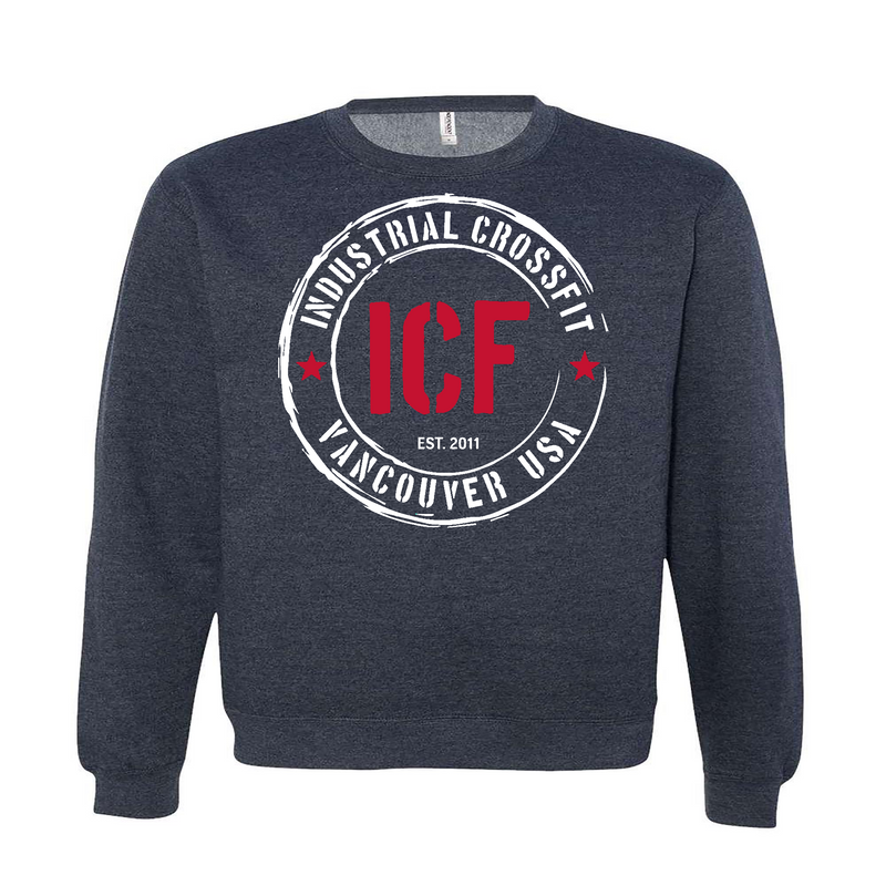 Mens 2X-Large CLASSIC_NAVY_HEATHER Midweight Sweatshirt