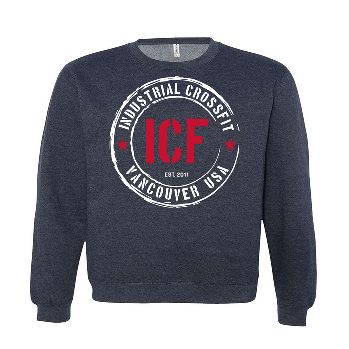 Mens 2X-Large CLASSIC_NAVY_HEATHER Midweight Sweatshirt