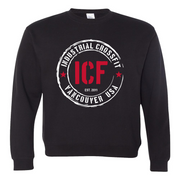 Mens 2X-Large BLACK Midweight Sweatshirt