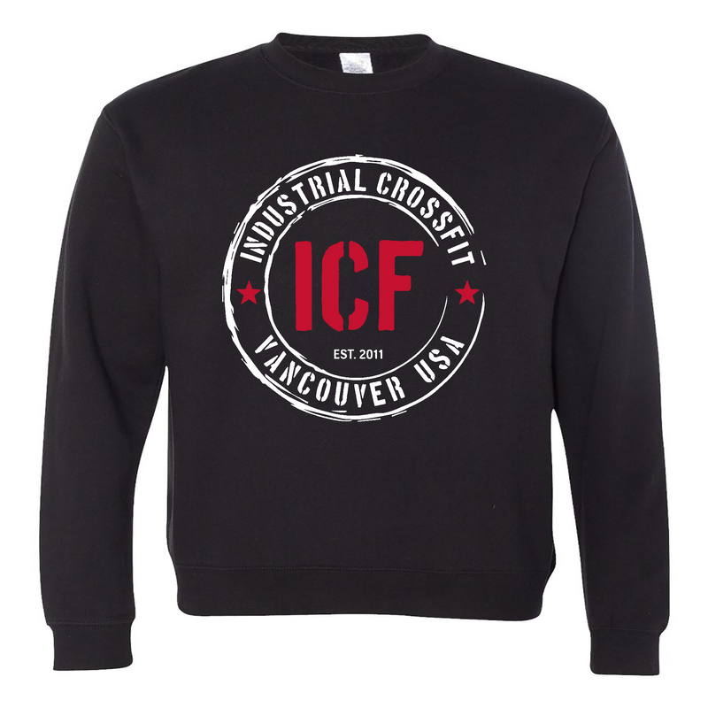 Mens 2X-Large BLACK Midweight Sweatshirt