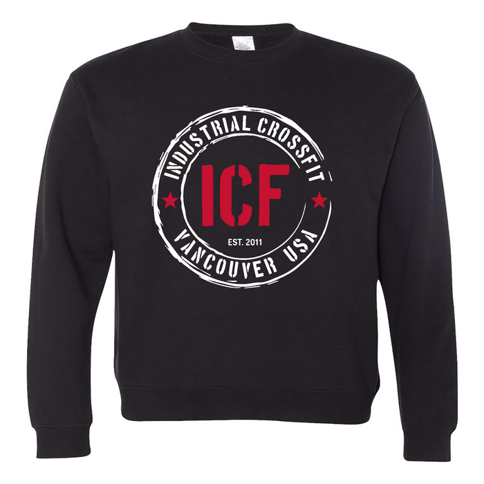 Mens 2X-Large BLACK Midweight Sweatshirt