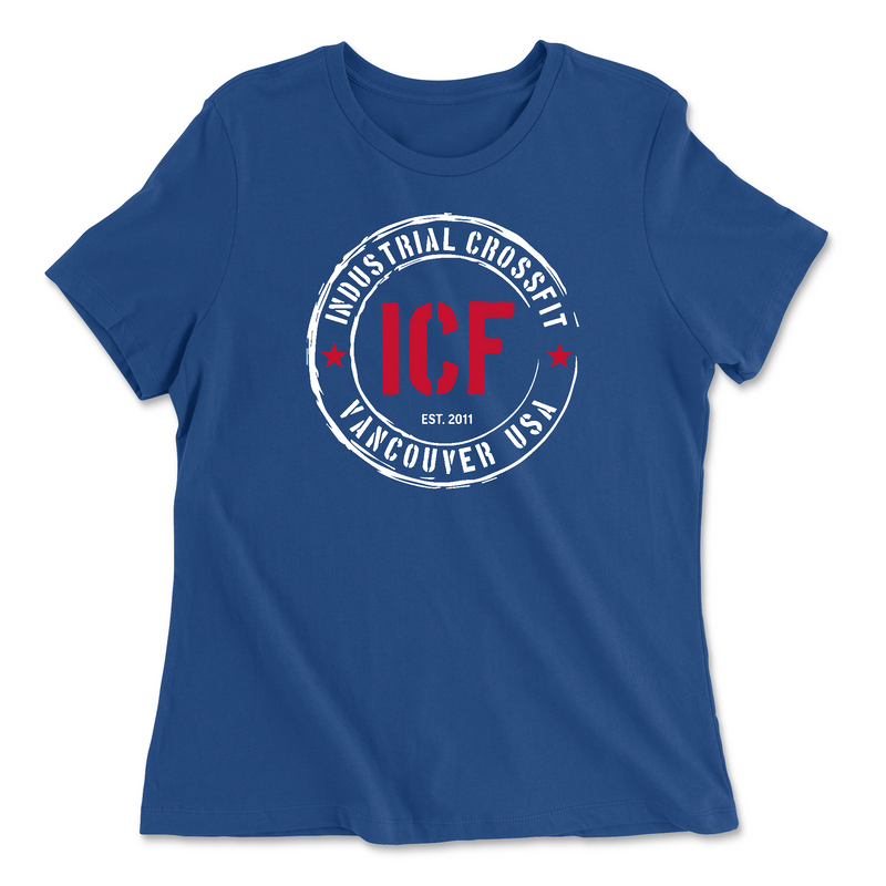 Womens 2X-Large TRUE_ROYAL Relaxed Jersey T-Shirt