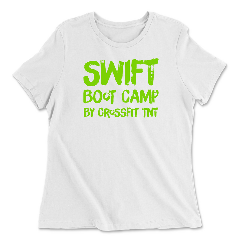 Womens 2X-Large WHITE Relaxed Jersey T-Shirt