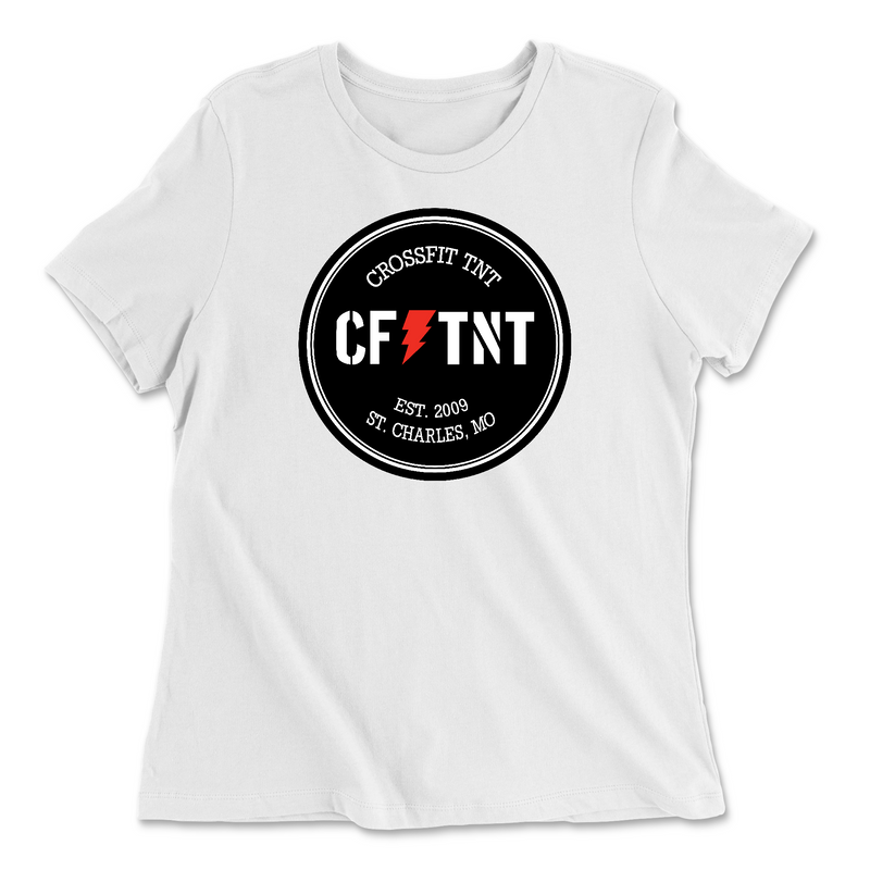 Womens 2X-Large WHITE Relaxed Jersey T-Shirt