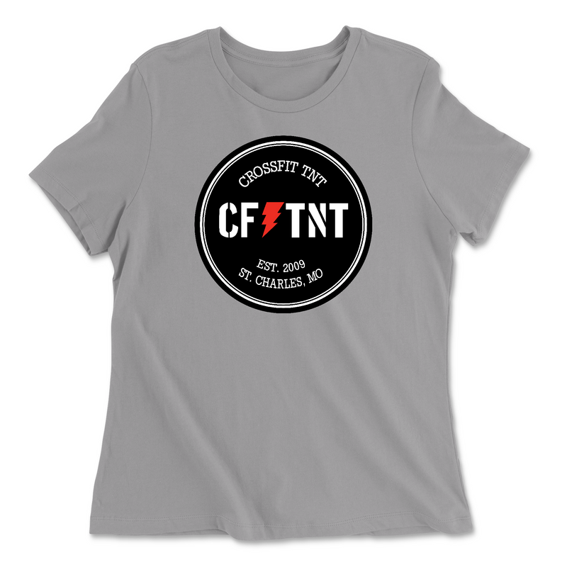 Womens 2X-Large SOLID_ATHLETIC_GREY Relaxed Jersey T-Shirt
