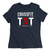Womens 2X-Large NAVY Relaxed Jersey T-Shirt