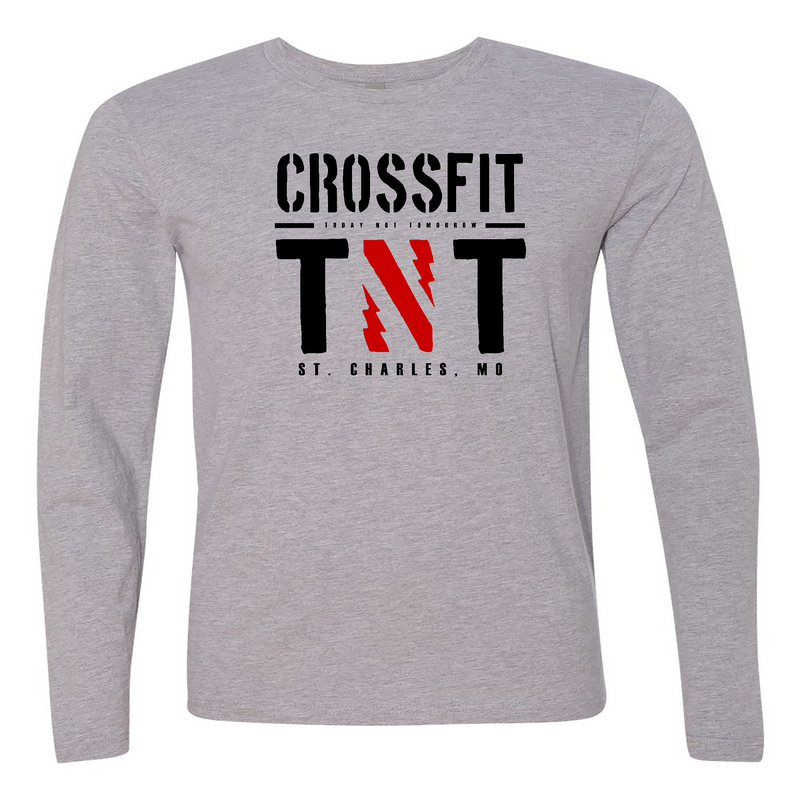 Mens 2X-Large HEATHER_GRAY Long Sleeve