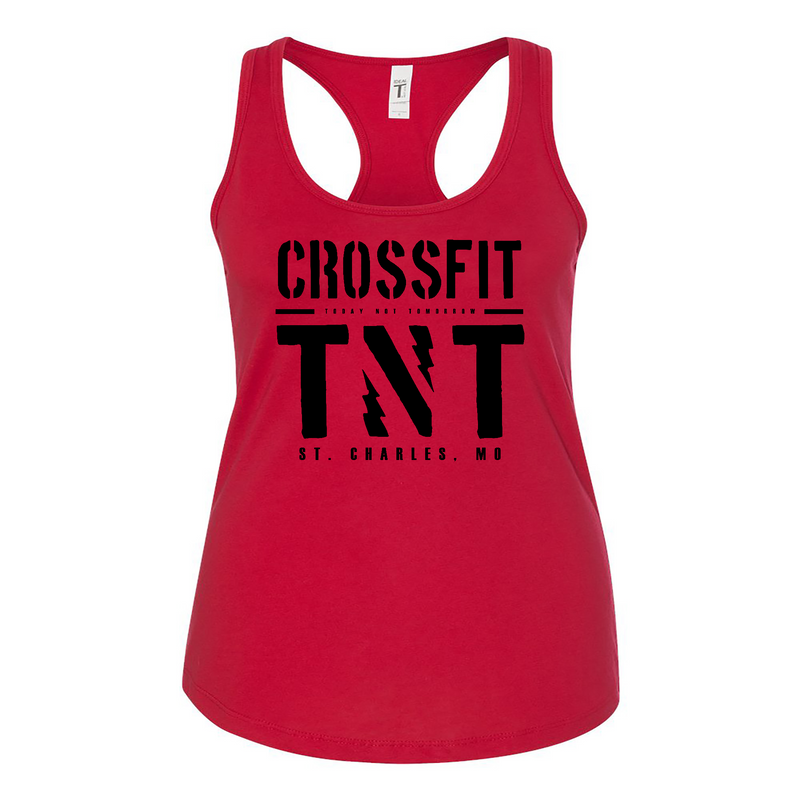 Womens 2X-Large RED Tank Top