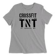 Womens 2X-Large SOLID_ATHLETIC_GREY Relaxed Jersey T-Shirt