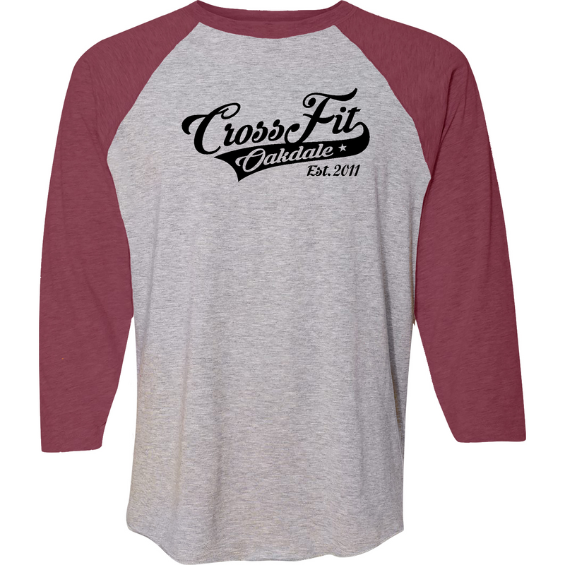 Mens 2X-Large VINTAGEHTR_VINTAGE_BURGUNDY 3/4 Sleeve